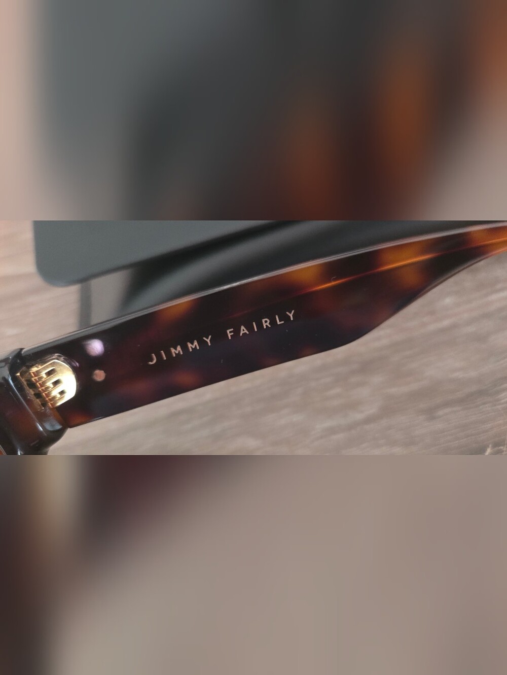Jimmy Fairly tortiseshell Sunglasses
